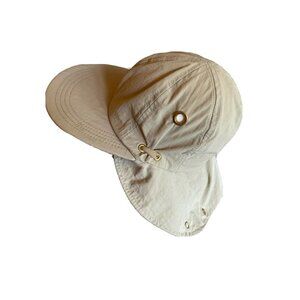 Khaki Ulitmate Hat Adjustable Neck Shield